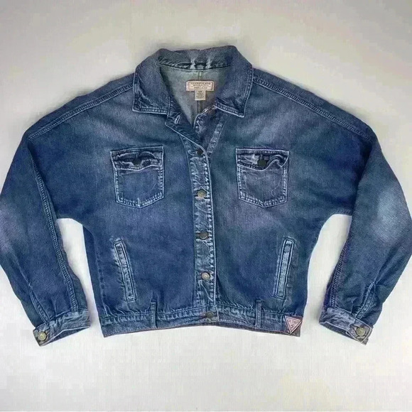 Women’s Guess Denim Jacket  Size Small - Picture 1 of 5